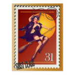 The Kitsch Bitsch : Kitsch Witsch on Broom Postcard