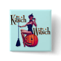 The Kitsch Bitsch : Kitsch Witsch on Pumpkin Button