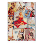 The Kitsch Bitsch : Love Pin-Up Collage 2 Cards