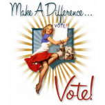 The Kitsch Bitsch : Make A Difference ... Vote! Tshirts