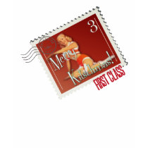 The Kitsch Bitsch : Merry KITSCHMAS Stamp Pin-Up t-shirts