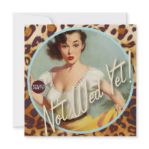 The Kitsch Bitsch : Not Wed Yet! Announcement