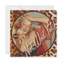 The Kitsch Bitsch : Not Wed Yet! Invites