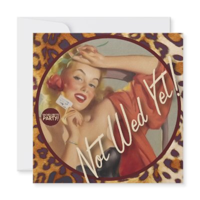 The Kitsch Bitsch : Not Wed Yet! Invites