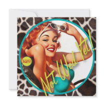 The Kitsch Bitsch : Not Wed Yet! Personalized Invitations