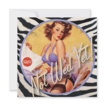 The Kitsch Bitsch : Not Wed Yet! Personalized Announcement