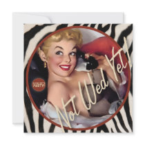 The Kitsch Bitsch : Not Wed Yet! Personalized Announcements