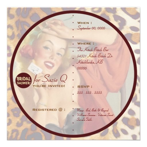 The Kitsch Bitsch : Not Wed Yet! Personalized Invites