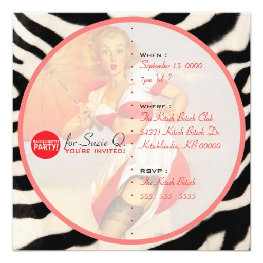 The Kitsch Bitsch : Not Wed Yet! Personalized Announcements