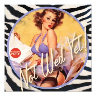 The Kitsch Bitsch : Not Wed Yet! Personalized Announcement