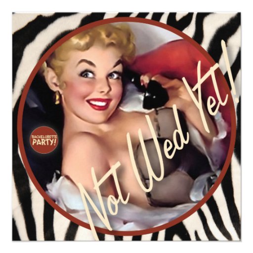 The Kitsch Bitsch : Not Wed Yet! Personalized Announcements