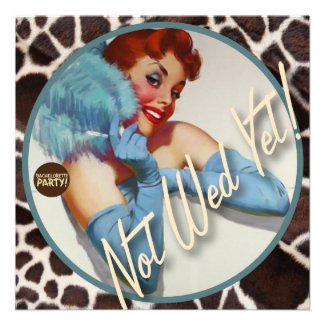 The Kitsch Bitsch : Not Wed Yet! Invite