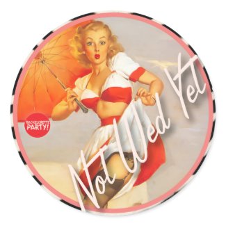 The Kitsch Bitsch : Not Wed Yet! sticker