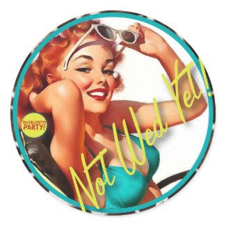 The Kitsch Bitsch : Not Wed Yet! sticker
