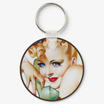 The Kitsch BItsch : Pin-Up Portraits keychains