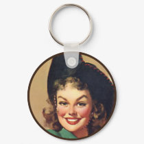 The Kitsch BItsch : Pin-Up Portraits keychains