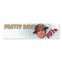 The Kitsch Bitsch : Pretty Boys Vote! bumper stickers by kitschbitsch The Kitsch Bitsch : Pretty Boys Vote! bumper stickers