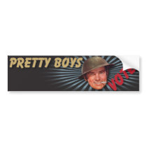The Kitsch Bitsch : Pretty Boys Vote! bumper stickers by kitschbitsch The Kitsch Bitsch : Pretty Boys Vote! bumper stickers