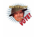 The Kitsch Bitsch : Pretty Boys Vote Tee t-shirts by kitschbitsch The Kitsch Bitsch : Pretty Boys Vote Tee t-shirts