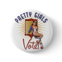 The Kitsch Bitsch : Pretty Girls Vote 1970s Pin-Up buttons by kitschbitsch The Kitsch Bitsch : Pretty Girls Vote 1970s Pin-Up buttons