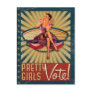 The Kitsch Bitsch : Pretty Girls Vote! Postcards