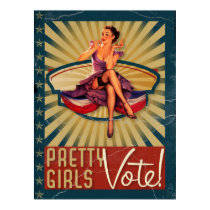 The Kitsch Bitsch : Pretty Girls Vote posters