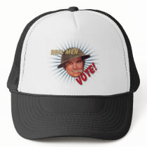 The Kitsch Bitsch : Real Men Vote! hats by kitschbitsch The Kitsch Bitsch : Real Men Vote! hats