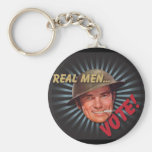 The Kitsch Bitsch : Real Men Vote Key Chains
