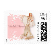 The Kitsch Bitsch : Retro Bridal Shower Postage Stamps