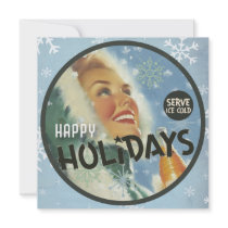 The Kitsch Bitsch : Retro Happy Holidays Graphic invitations by kitschbitsch The Kitsch Bitsch : Retro Happy Holidays Graphic invitations