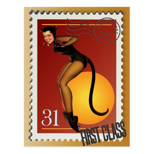 The Kitsch Bitsch : Sexy Black Cat! Post Cards