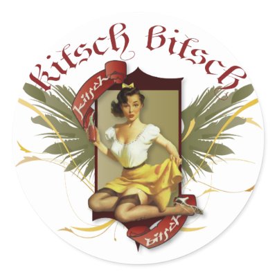 The Kitsch Bitsch : Soda Girl Retro Tattoo Pin-Up Sticker by kitschbitsch