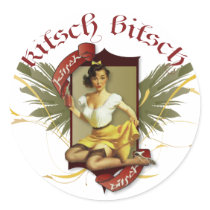 The Kitsch Bitsch : Soda Girl Retro Tattoo Pin-Up stickers