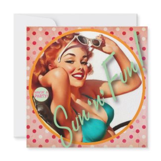The Kitsch Bitsch : Sun 'n' Fun invitation