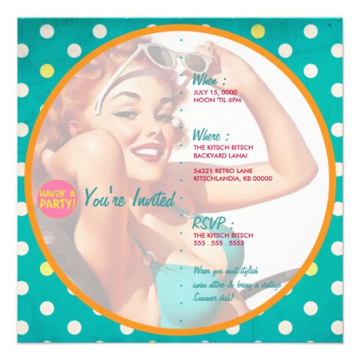 The Kitsch Bitsch : Sun 'n' Fun Invites