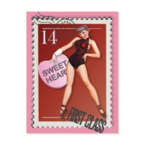 The Kitsch Bitsch : "Sweet Heart" Candy Heart postcards by kitschbitsch The Kitsch Bitsch : "Sweet Heart" Candy Heart postcards