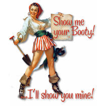 The Kitsch Bitsch : Talk Like A Pirate Day Pin-Up t-shirts