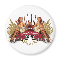 The Kitsch Bitsch : Twin Pin-Up Retro Tattoo Refrigerator Magnets