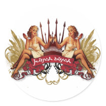 The Kitsch Bitsch : Twin Pin-Up Retro Tattoo stickers by kitschbitsch The Kitsch Bitsch : Twin Pin-Up Retro Tattoo stickers