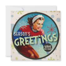 The Kitsch Bitsch : Vintage Season's Greetings invitations by kitschbitsch The Kitsch Bitsch : Vintage Season's Greetings invitations