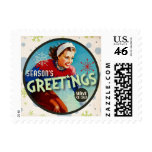 The Kitsch Bitsch : Vintage Season's Greetings postage