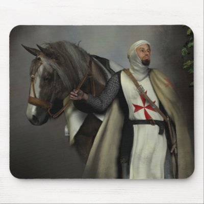 The knight templar mouse pad by EMS_Arts