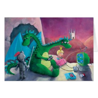 The Knight, The Princess and The Dragon card