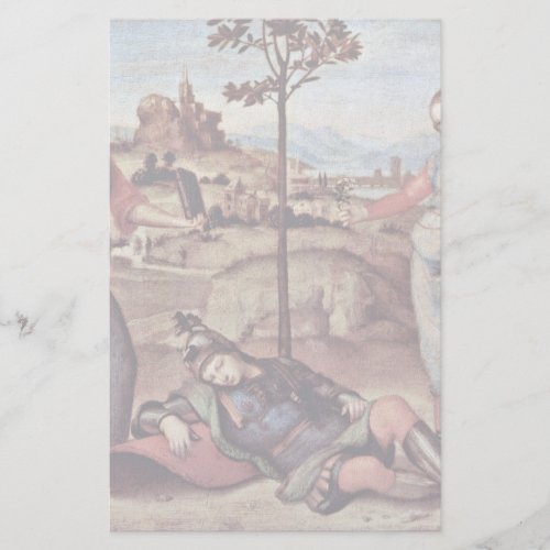 The Knight'S Dream By Raffael (Best Quality) Stationery