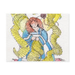 The Knitter Postcard