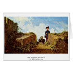 The Knitting Outposts By Spitzweg Carl Cards