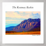 The Kootenay Rockies Posters
