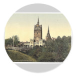 The Kroepeliner Gate, Rostock, Mecklenburg-Schweri Round Sticker