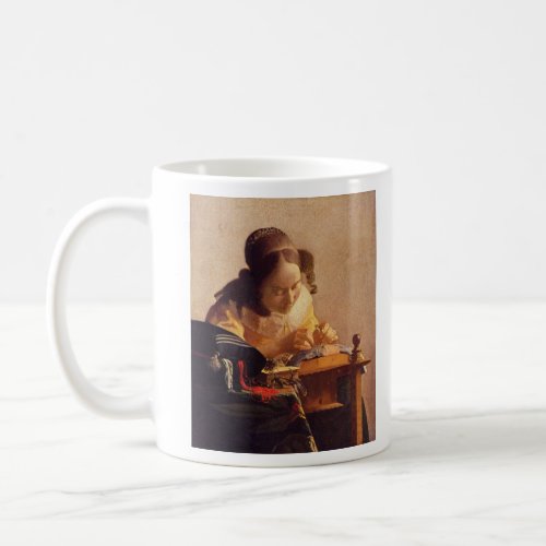 The Lacemaker by Johannes Vermeer Coffee Mug