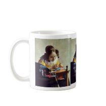 The Lacemaker, Français La Dentelière,  By Vermeer Mugs